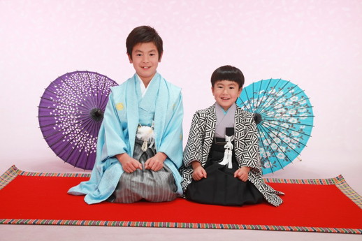 ライトアップ七五三写真大阪